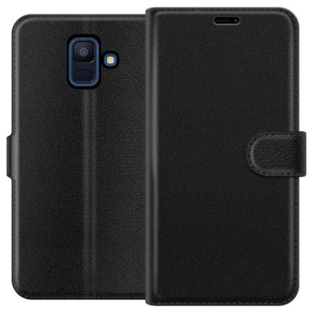 Samsung Galaxy A6 (2018) Svart Etui PU