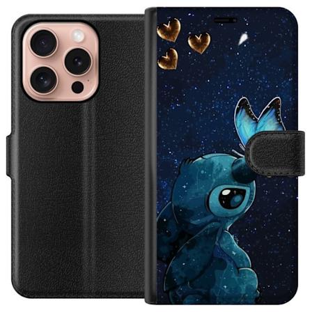 Apple iPhone 16 Pro Tegnebogsetui Stitch sommerfugl