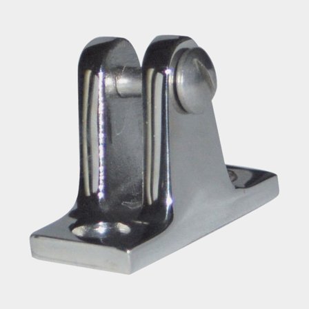 Gaffeldäckbeslag till kapell RF Ø5mm bult, 90o