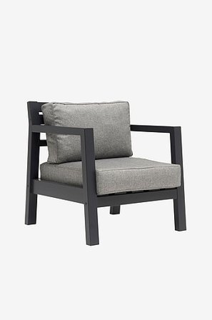 Jotex - Stoltö Furu - Polyester Orkangrå Fåtölj, - Köp Utefåtöljer hos Jotex