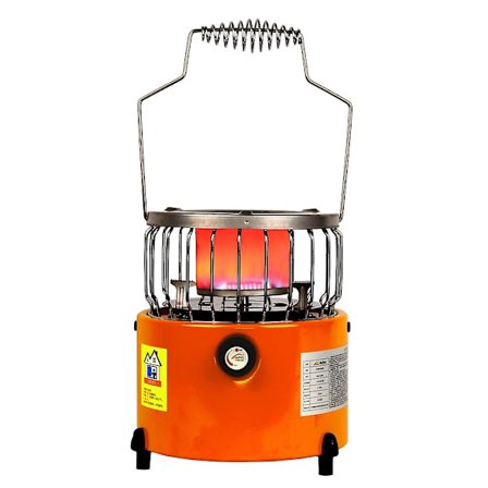 2-i-1 2000W Bærbar Varmeovn Campingkomfur Varme Madlavningsapparat Til Madlavning Rygsækrejser Isfiskeri Camping