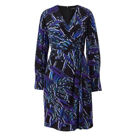 Comma, Short Dresses Blauw, Dames, Maat:XL