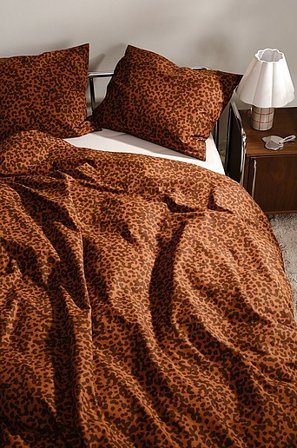 Jotex - Bettbezug Organisch braun - MALIA - Kaufe Bettbezüge bei Jotex