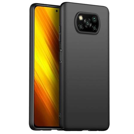 Xiaomi Poco X3 NFC Ultratynn gummibelagt Matt Black Cover Basic V2 Black