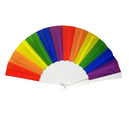 Rainbow Fans Rainbow Hand Fan B B