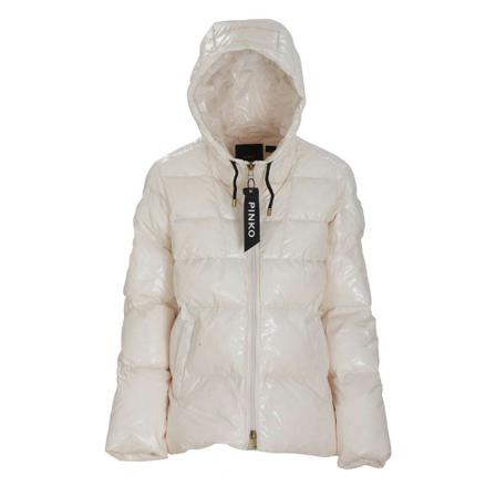 Pinko, Down Jackets Beige, Dames, Maat:XS,nylon