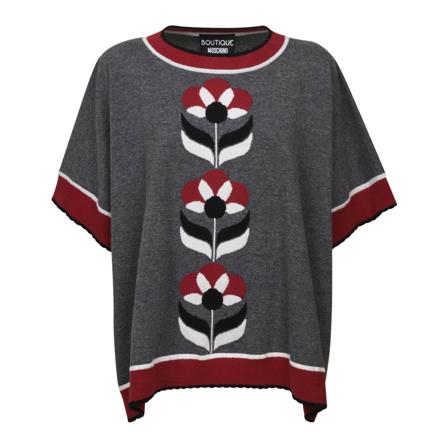 Boutique Moschino, Sweater Grijs, Dames, Maat:S