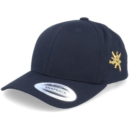 Kiddo Cap - Svart adjustable Keps - Kids Happy Smiling Sun Black Adjustable @ Hatstore