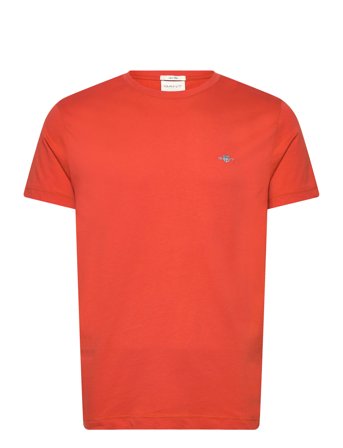 GANT Slim Shield Ss T-Shirt - Orange - M