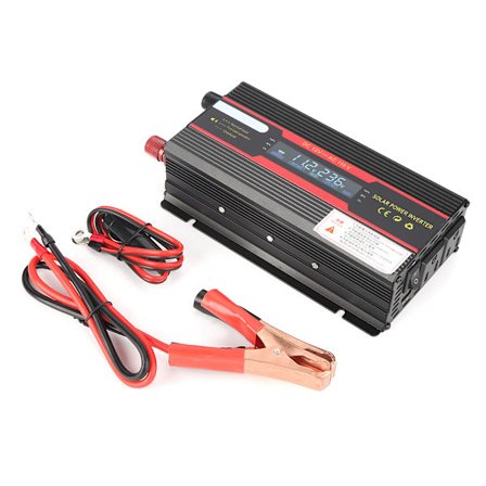 1000W Bilströmspänningsomvandlare Inverter Transformer 12V till 110V LCD-display