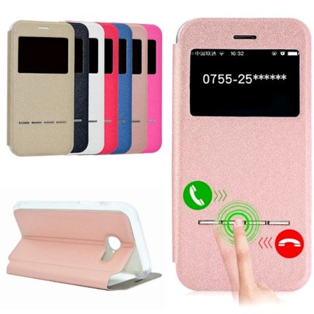 Samsung S8+ Smartfodral med fönster och svarsfunktion