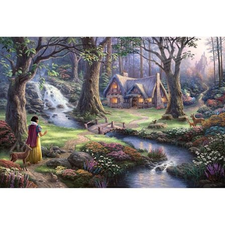 1000 palanappista: Thomas Kinkade: Lumikki, Disney