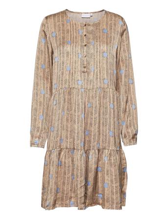 Dress In Sprout Print Brown Coster Copenhagen