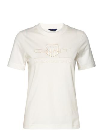 D2. Tonal Shield Ss T-Shirt White GANT