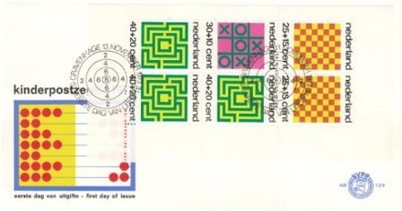 Holland 1973 - NVPH E129a + blok - FDC - FDC