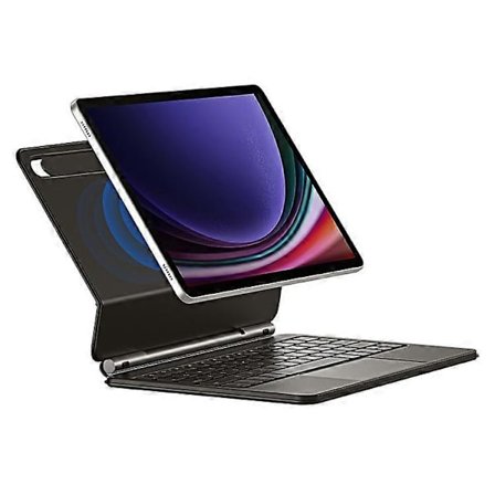 DUX DUCIS Läderfodral för surfplatta Kompatibel med Samsung Galaxy Tab S9/S8/S7 med magnetiskt flytande tangentbord