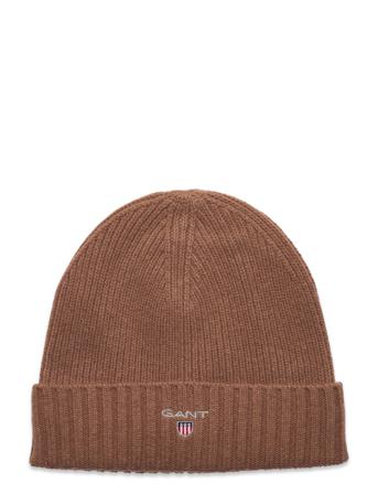 Unisex. Wool Lined Beanie Brown GANT