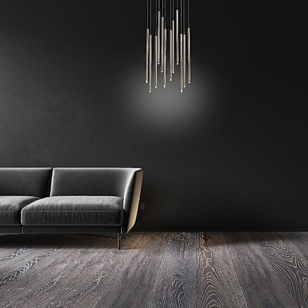 12 Lampun Empire-kattokruunu Alasvalaiseva Sinkkiseosmetalli