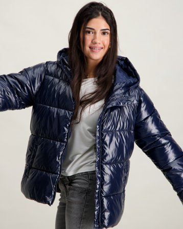 LMTD NLNMAYAR PUFFER JACKET Bleu Vestes Fille - Kids Brand Store