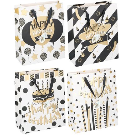 Presentpåse Happy Birthday 32x26x12cm