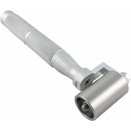 Tapetkant søm håndtryksrulle, rustfrit stål flad sømrulle (40mm)