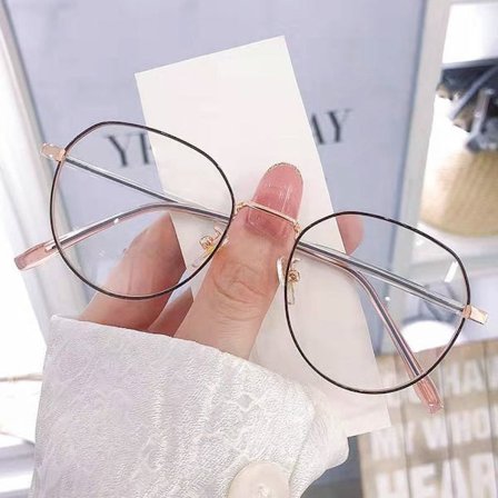 Anti-Blue Light Lasit Ylisuuret silmälasit BLACK ROSE GOLD