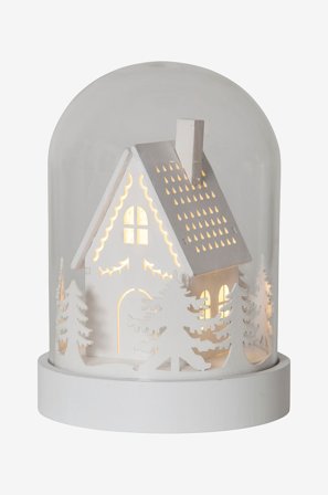 Star Trading - Hus-lasikupu - Valkoinen - Joulun koristevalot - - Homeroom