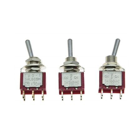 3-veis vippebryter PÅ AV PÅ Bryter Mini Sealed Fat Bat