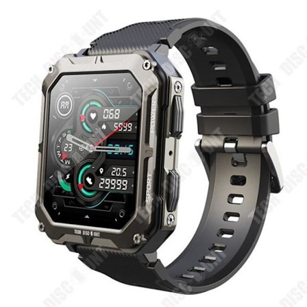 Smartklocka - TD - Bluetooth-samtal - Vattentålig - 1,83'' skärm - 380 mAh batteri