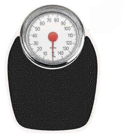 Salter Doctor Style Mekanisk Badrumsvåg - Vintage Vit + Svart, Noggrann vägning, robust metall