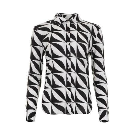 Maicazz Slim Fit Shirt , Zwart , Dames , Maat: S