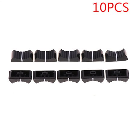 10 STK 4MM Farve Mixer Fader Cap Lige Slide Potentiometer Fa