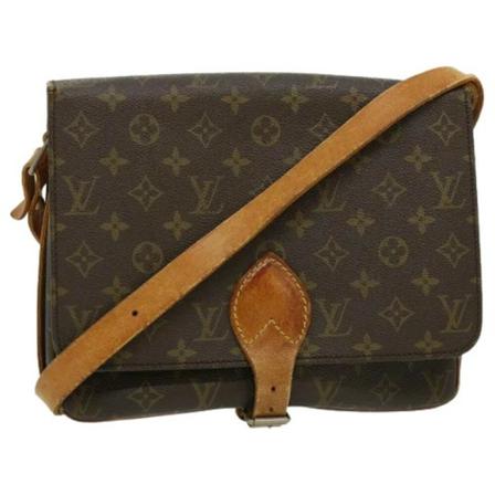 Louis Vuitton Vintage, Pre-owned Canvas louis-vuitton-bags Bruin, Dames, Maat:ONE Size