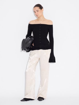 Holzweiler Ripple Cardigan - Black - Women's - L