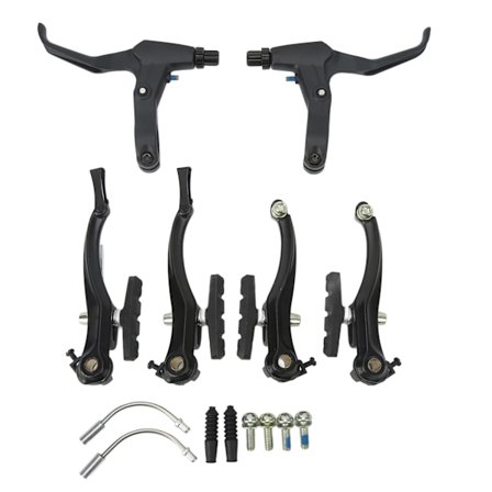 Mountainbike V-broms Aluminiumlegering hopfällbar cykel bromshandtag cykel V-bromsar bromshandtag svart