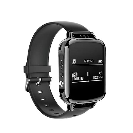 Smartklokke Hifi Mp3-spiller Trådløs Bluetooth Stemmeopptaker Trinn E-bok Klokker HD Støyreduksjon