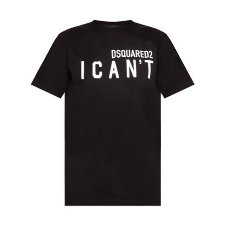 Dsquared2 T-shirt with logo Sort, Dame T-shirts