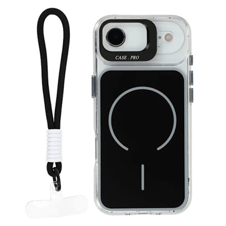 Mobilskal till iPhone Air MagSafe Lens Kickstand med Handrem