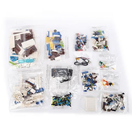 Koulutuskoosteinen purjelaivan mallinnussarja lapsille - rakenna ja purka