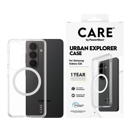 PanzerGlass CARE CASE URBAN QI SAMSUNG GALAXY S26 TRP/WHITE ACCS