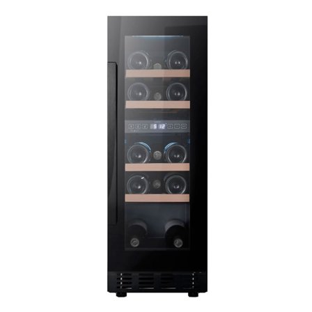Cavin Arctic Collection 30D Fullglass Black indbygget vinkøleskab 18 flasker - Sort | KitchenOne
