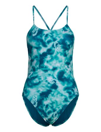 Nike Hydrastrong Multi Print Cutout Piece Blue NIKE SWIM