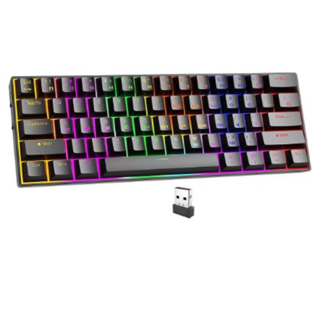 61 tangenter, 61 tangenter mekaniskt tangentbord, E-Sports tangentbord, RGB E-Sp