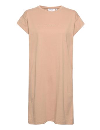 Alvidera Organic Logo Dress Beige MOSS COPENHAGEN