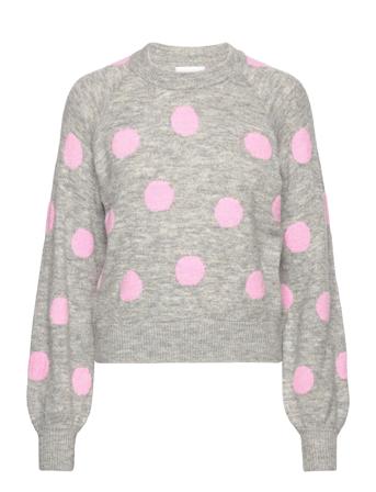 Nuellen Pullover Pullover Grå Nümph*Betinget Tilbud