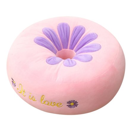 Daisy plyschkuddar för soffa Kontorsstol Blomsterkroppskudde Dekorativ rund sits Plyschdyna Hem Vardagsrumsinredning