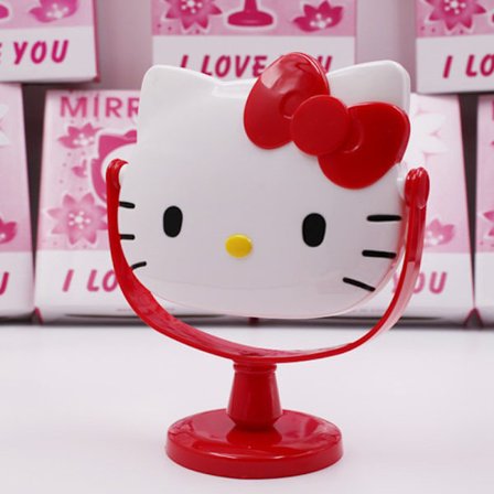 Uusi Kawaii Pink Mirror Sarjakuva Hellokitty Melody Kuromi Folding