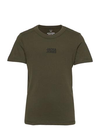Jcoclassic Tee Ss Crew Neck Ln Jr T-shirt Grøn Jack & J S