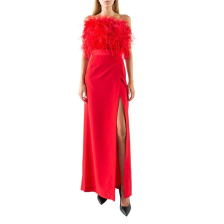 Doris S Maxi Dresses , Rood , Dames , Maat: S Maxi jurken