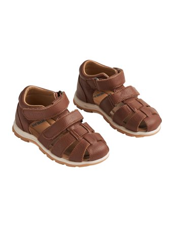 Wheat Sandal Closed Toe Frei S - Brown - 19-12.5CM